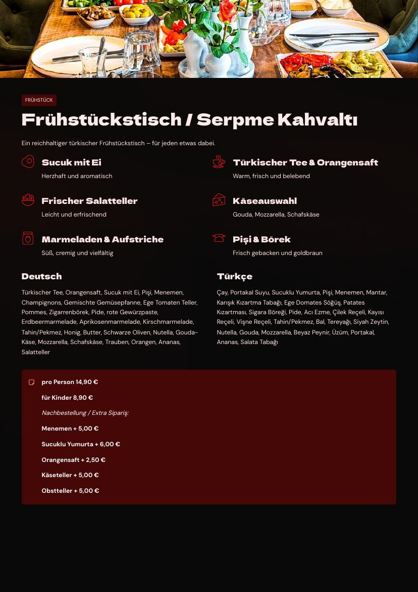 Frühstück