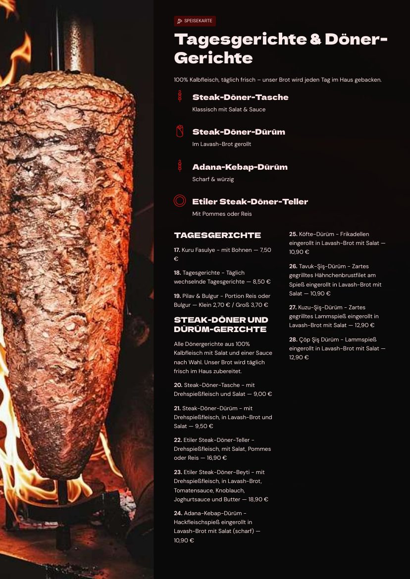 Tagesgerichte & Döner